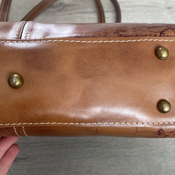 Patricia Nash Poppy Top Zip Map Tote - Picture 9 of 16